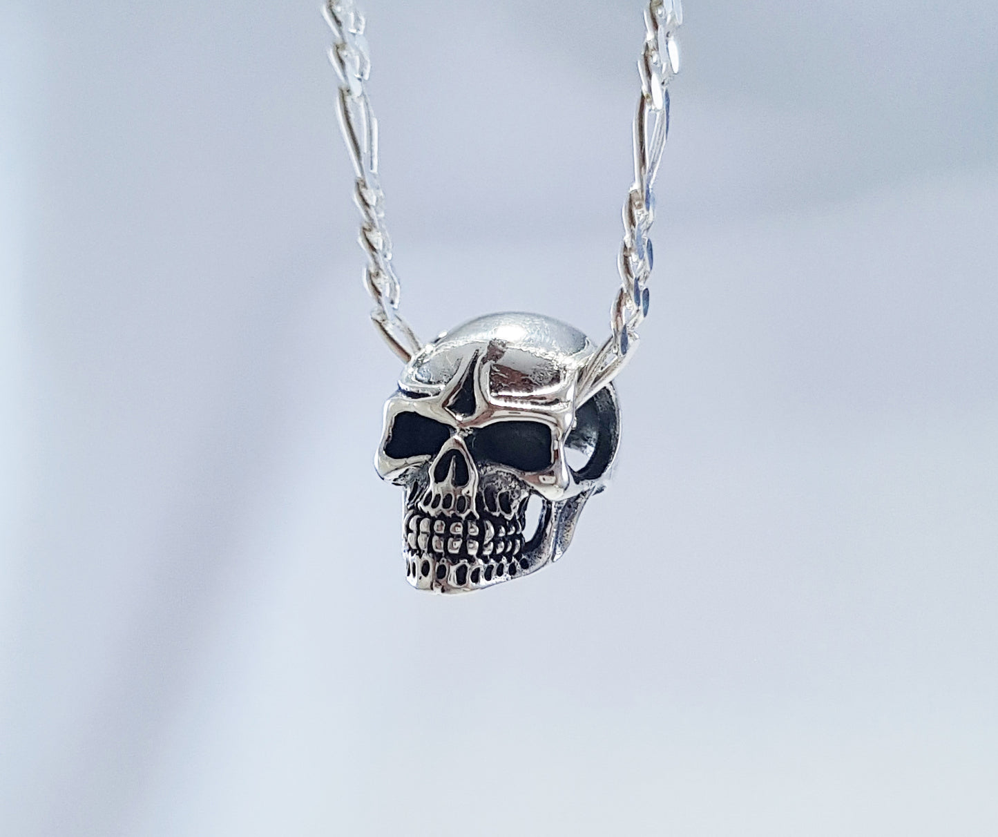 Sterling Silver Skull Pendant