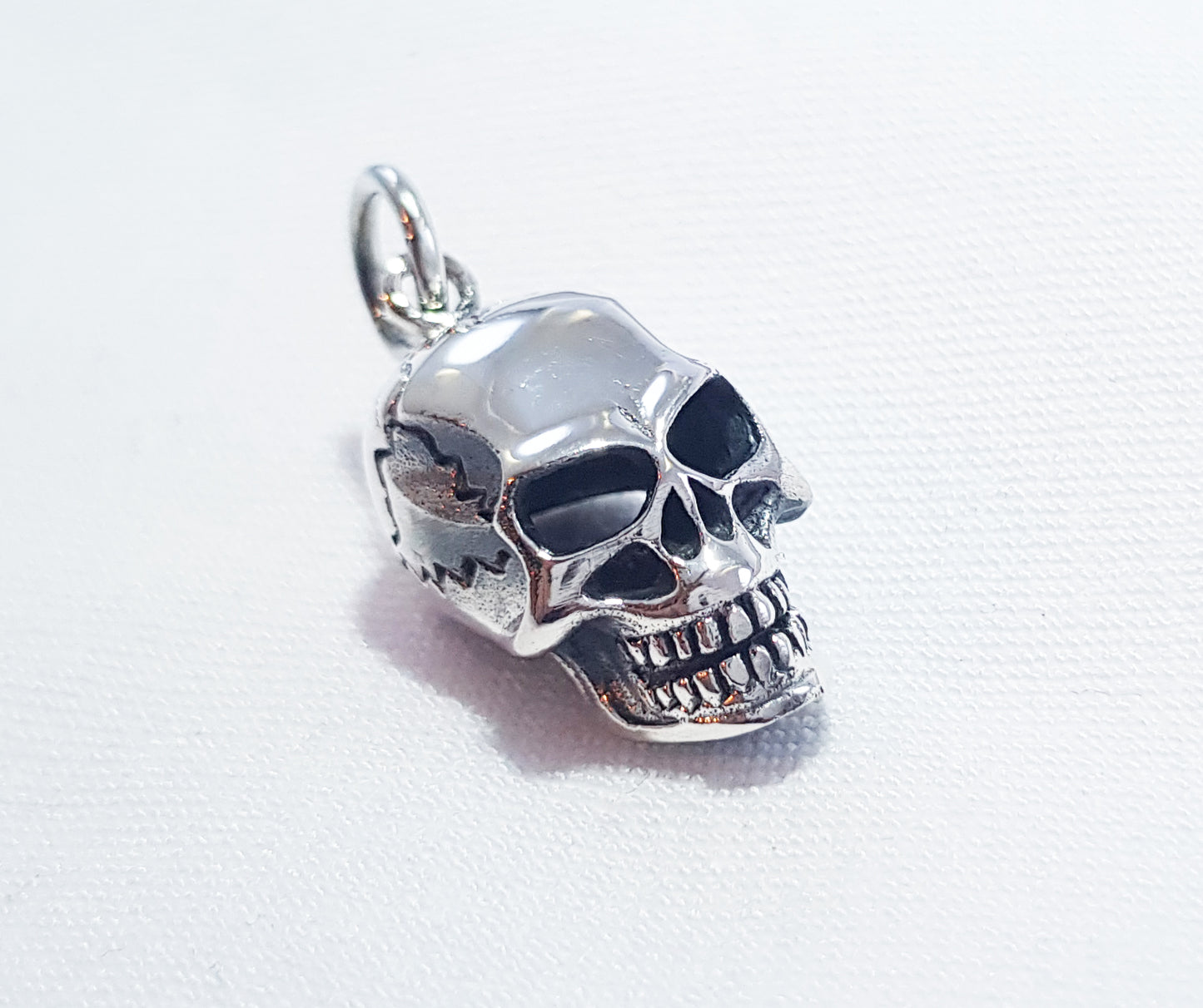 Sterling Silver Skull Pendant