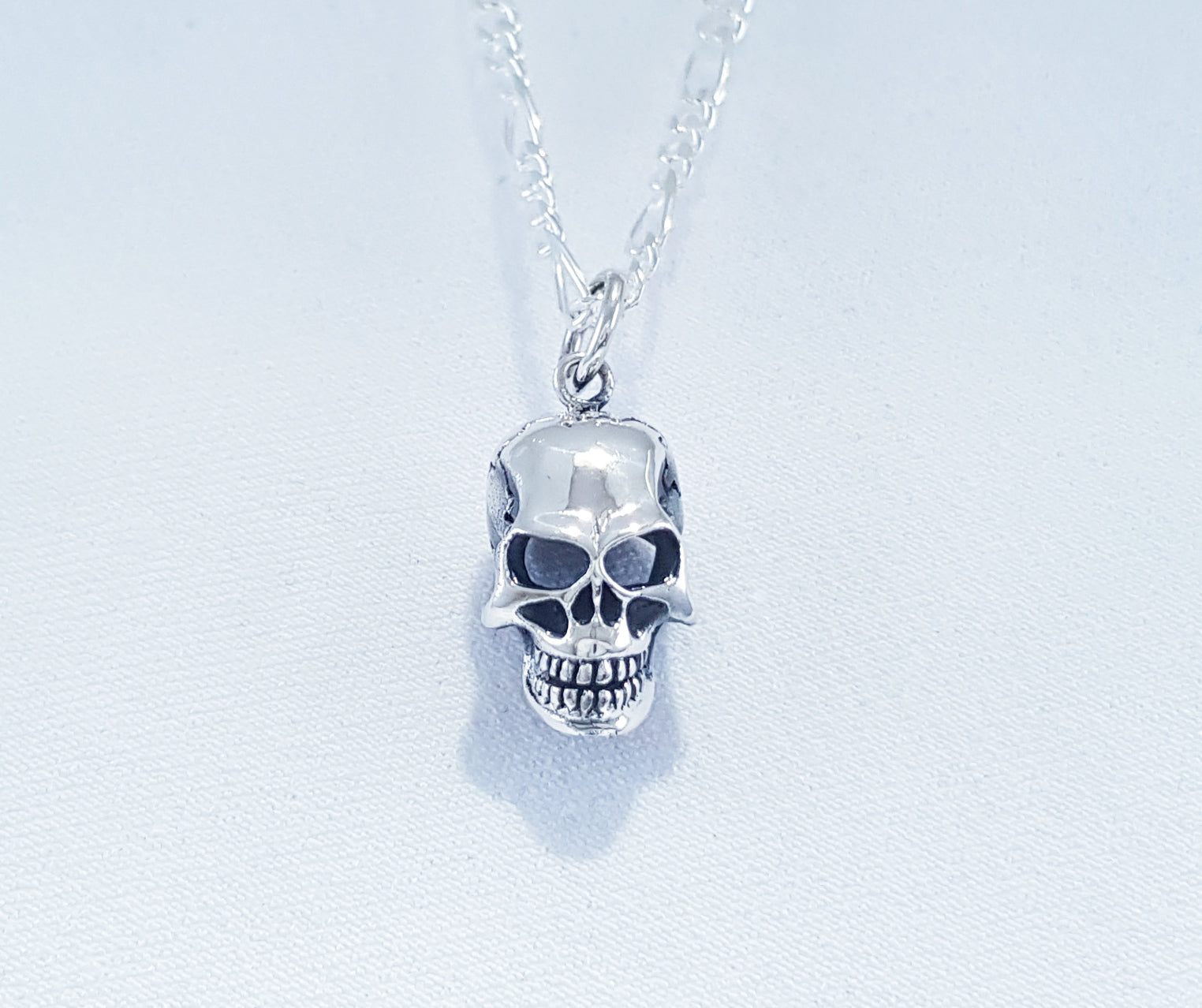 Sterling Silver Skull Pendant