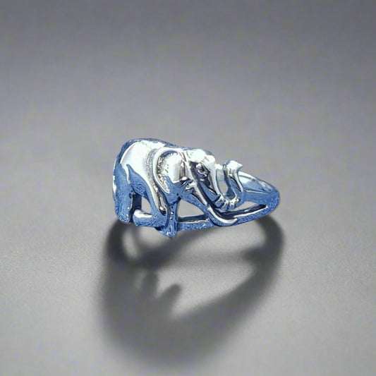 Sterling Silver Elephant Ring