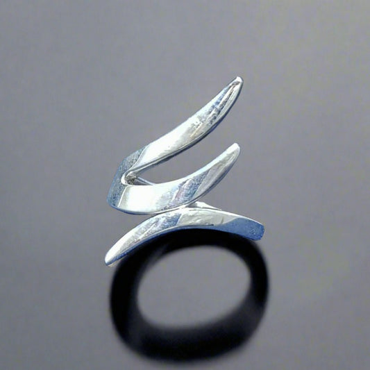 Modern Silver Ring For Women