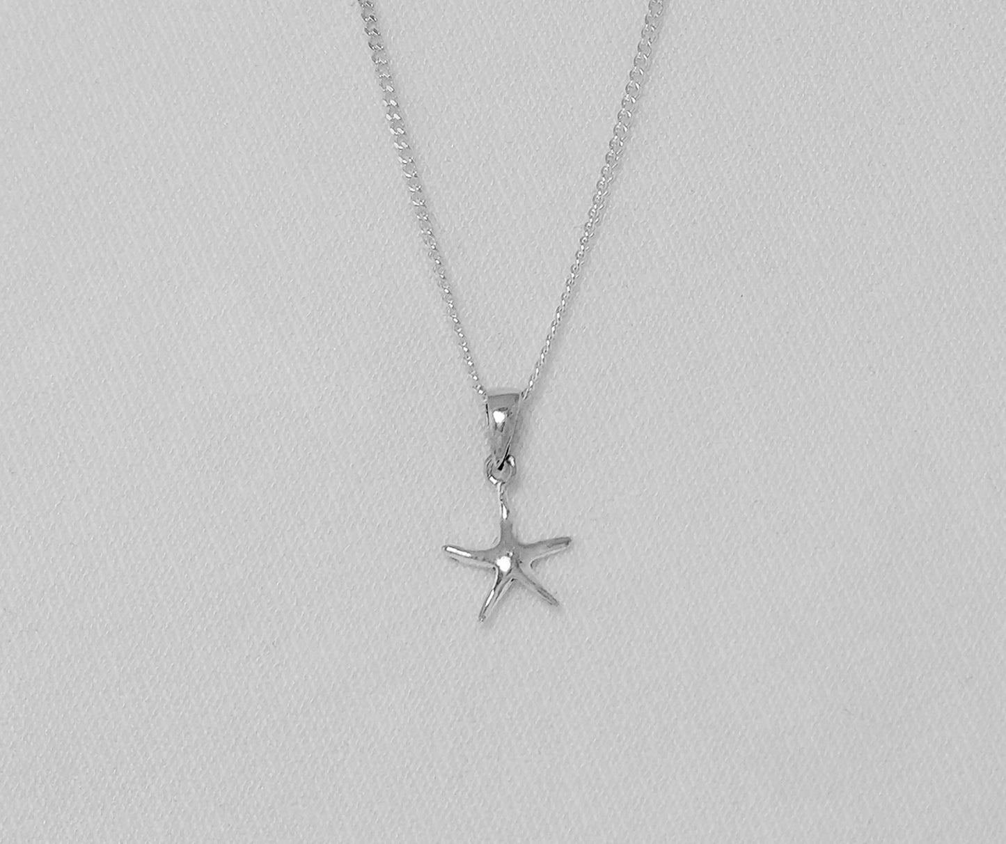 Sterling Silver Starfish Pendant or Charm