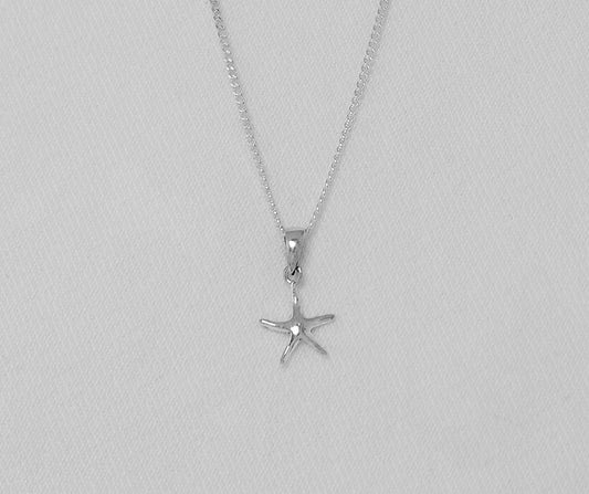 Sterling Silver Starfish Pendant or Charm