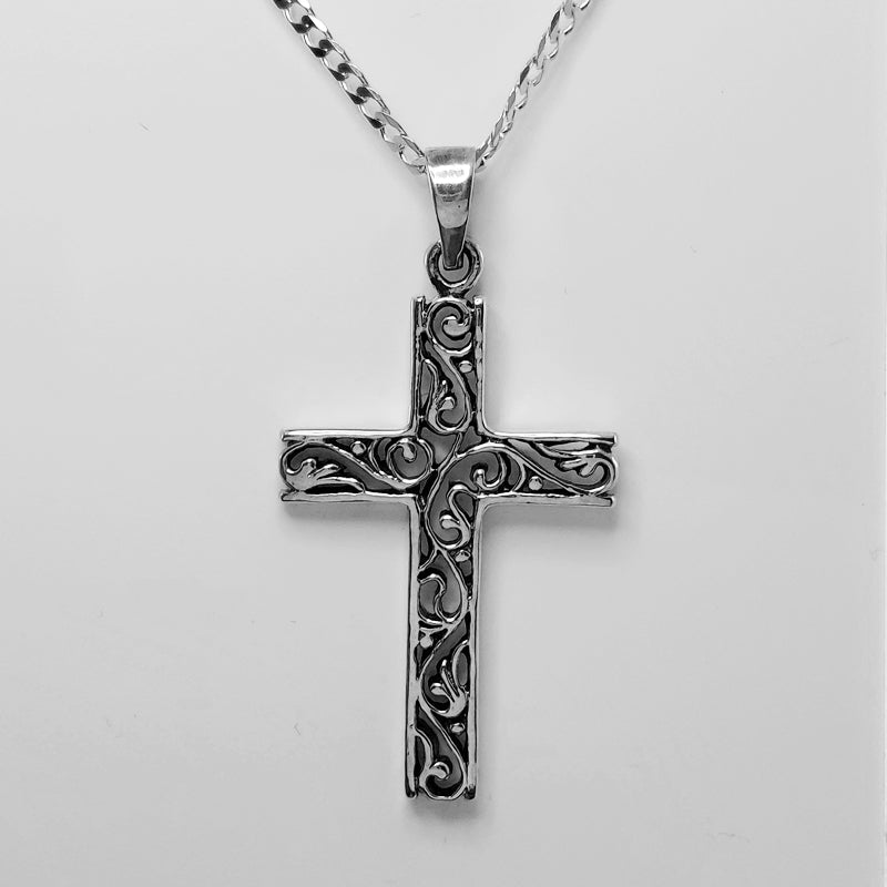 Sterling Silver Filigree Cross