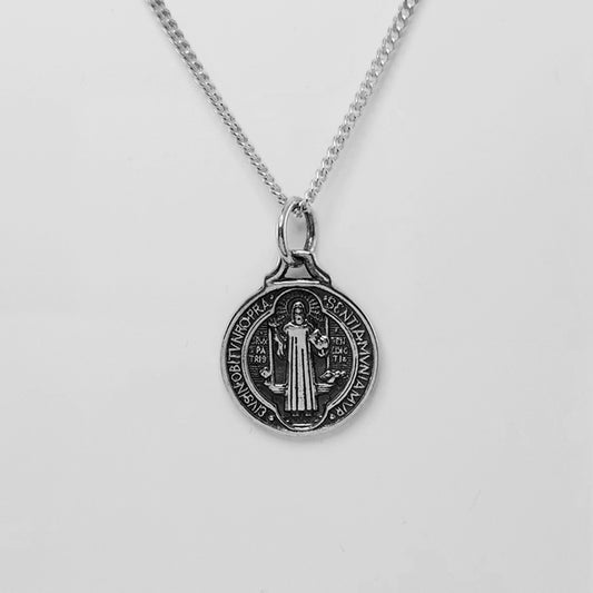 Sterling Silver St Benedicts Medal