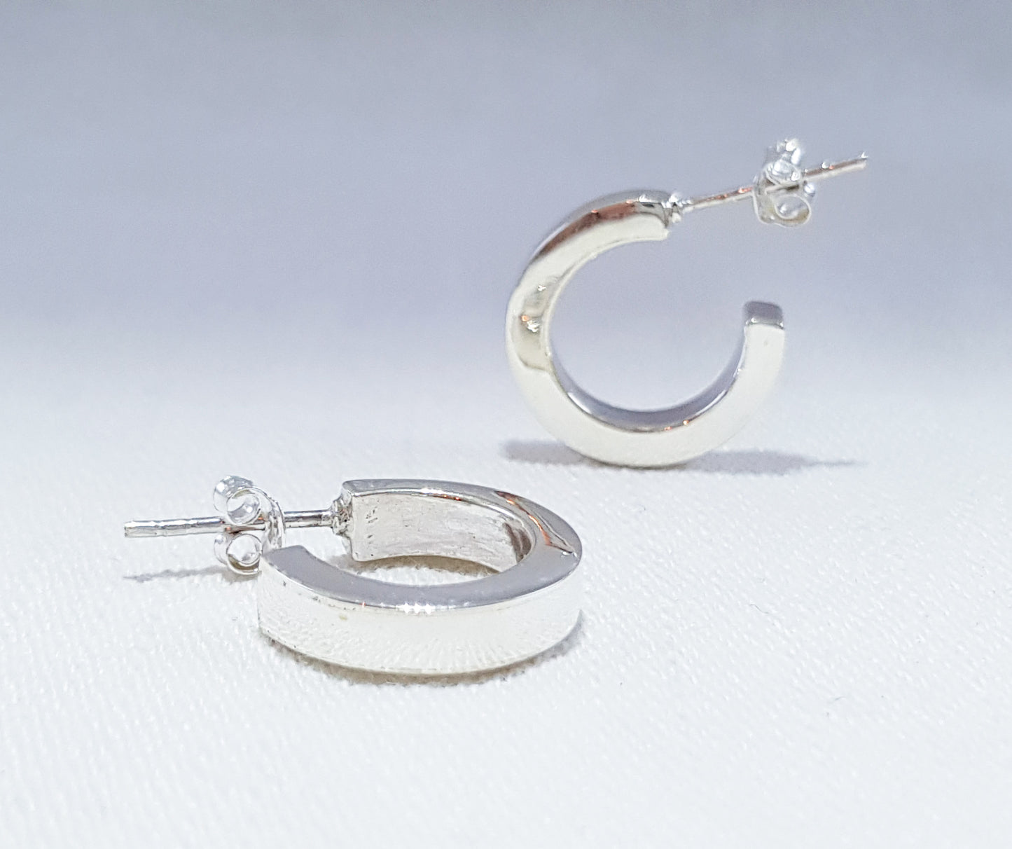 Sterling Silver Hoops- Small Size.