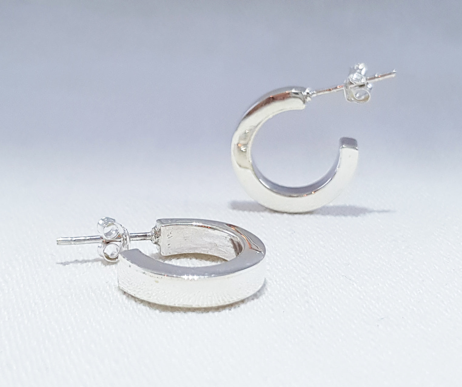 Sterling Silver Hoops- Small Size.