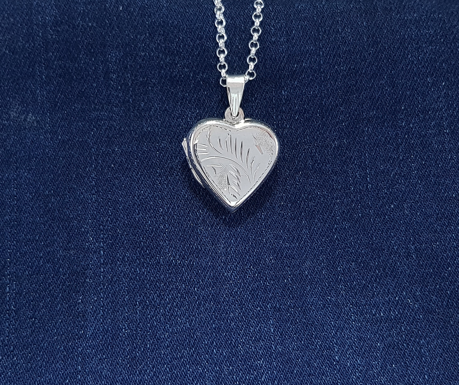 Small Heart Locket - Sterling Silver 