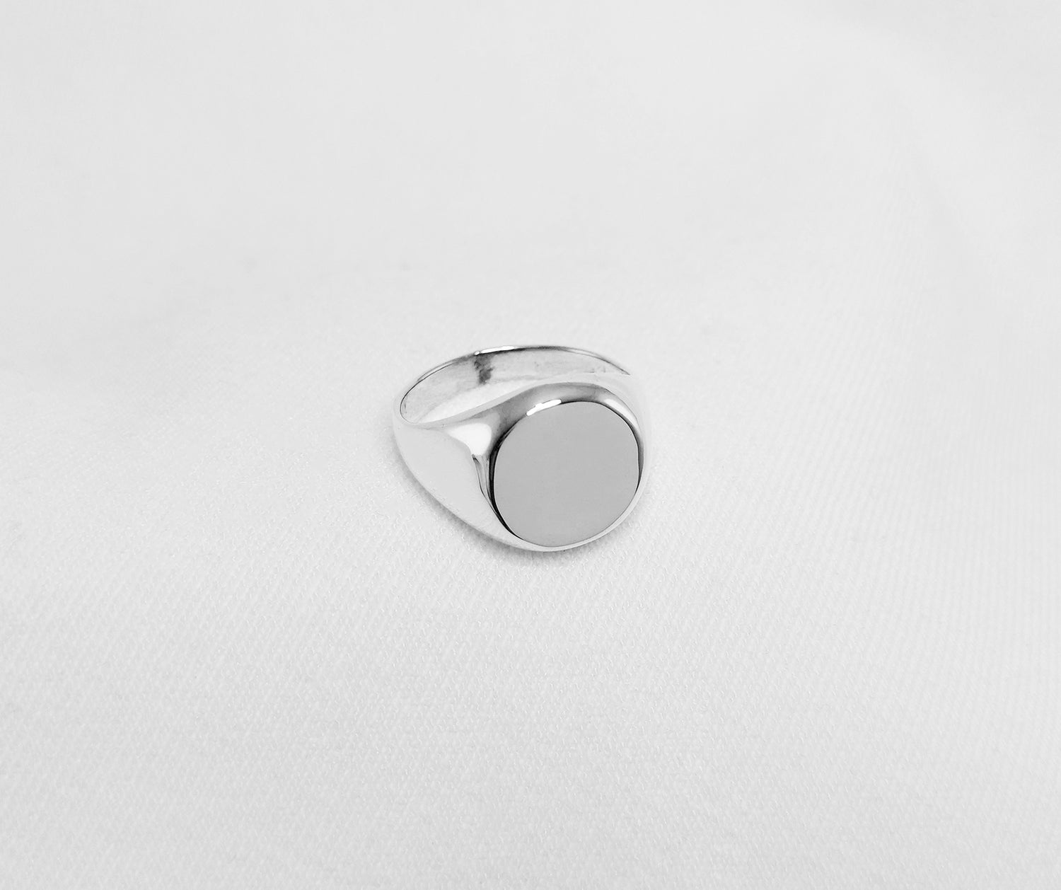 Sterling Silver Signet Ring for Men. Seal Ring
