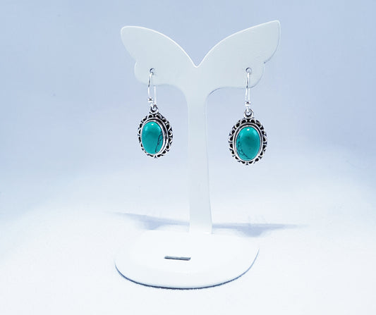Sterling Silver Turquoise Earrings
