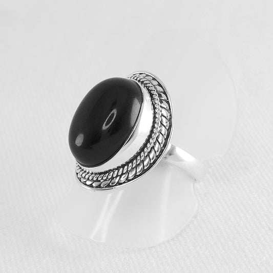 Sterling Silver Onyx Ring