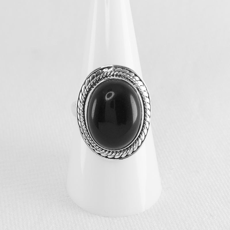 Sterling Silver Onyx Ring