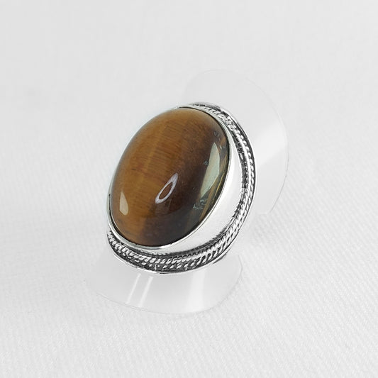 Sterling Silver Tiger's Eye Ring