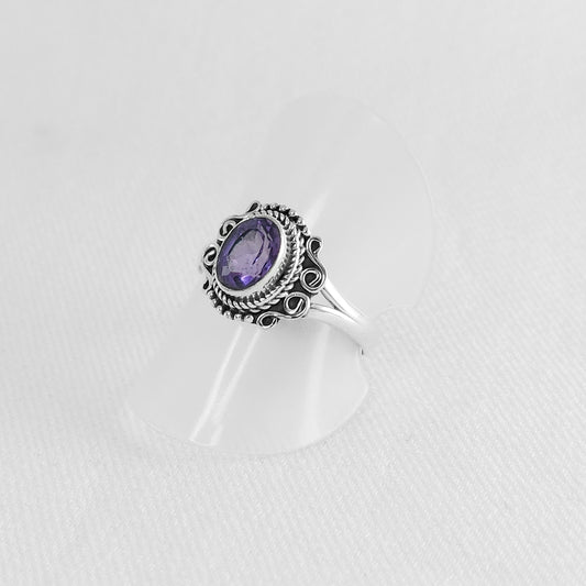 Sterling Silver Amethyst Ring