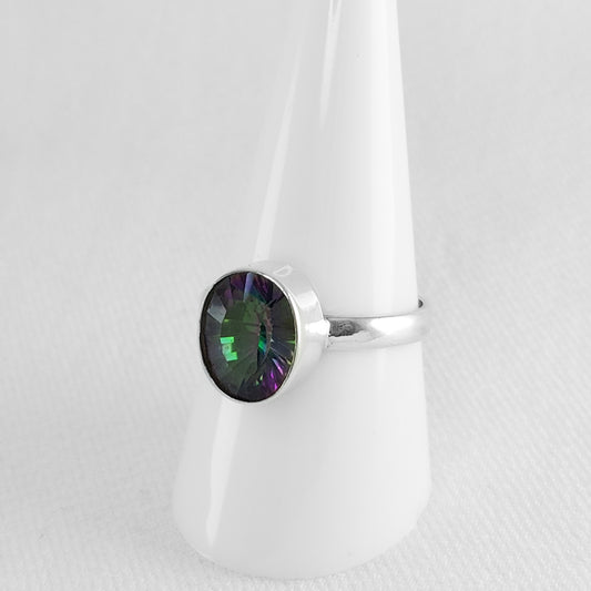 Sterling Silver Mystic Topaz Ring