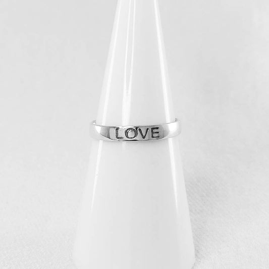 Sterling Silver Love Ring For Women