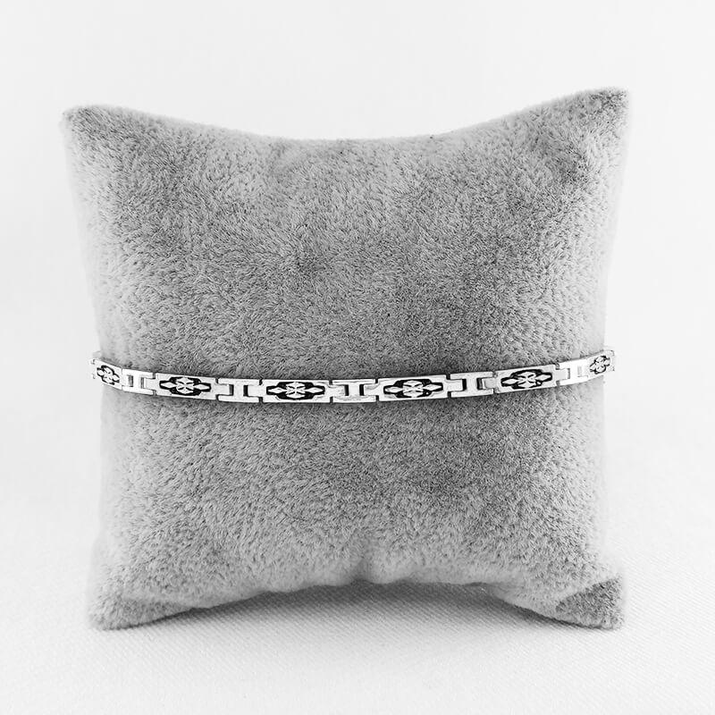 Sterling Silver Mens Bracelet - Celtic Design