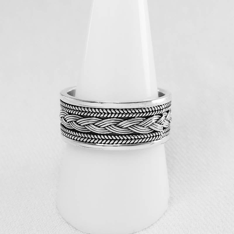 Thick Silver Ring For Men