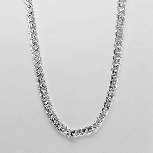 Sterling Silver Cuban Link Chain For Men