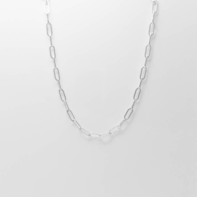 Sterling Silver Paperclip Link Chain