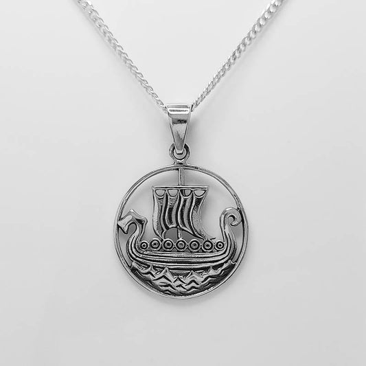 Viking Longship Pendant