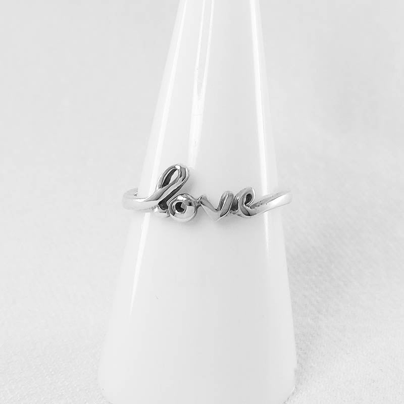 Sterling Silver LOVE Ring for Women