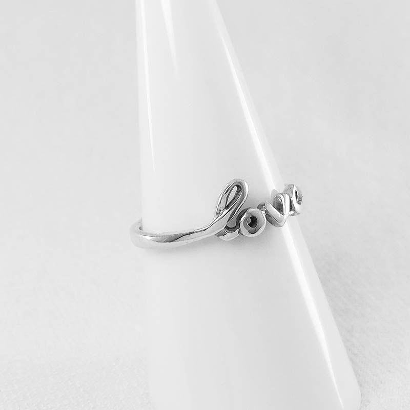 Sterling Silver LOVE Ring for Women