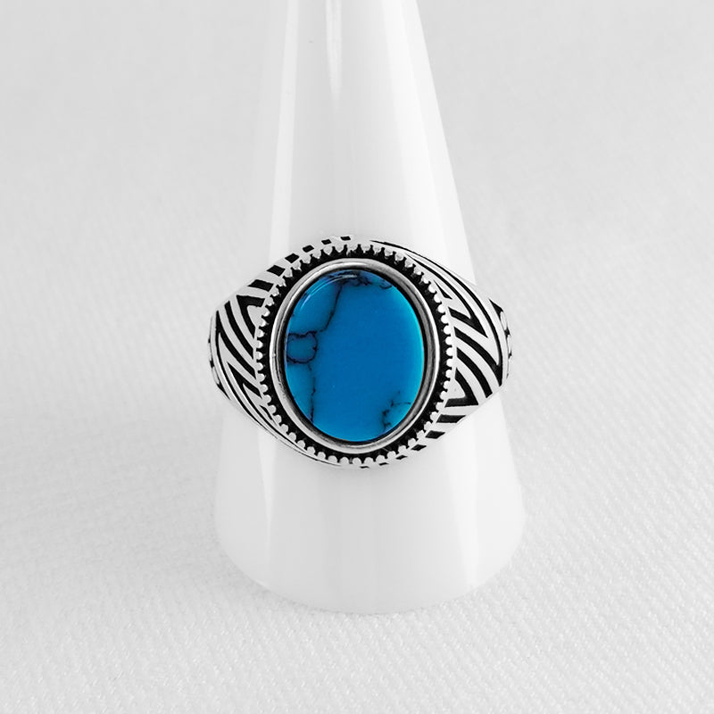 Sterling Silver Turquoise Stone Ring