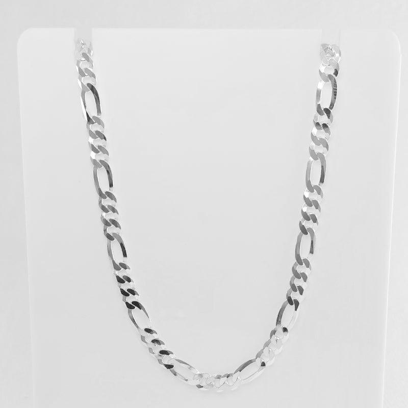 Sterling Silver Figaro Chain Necklace